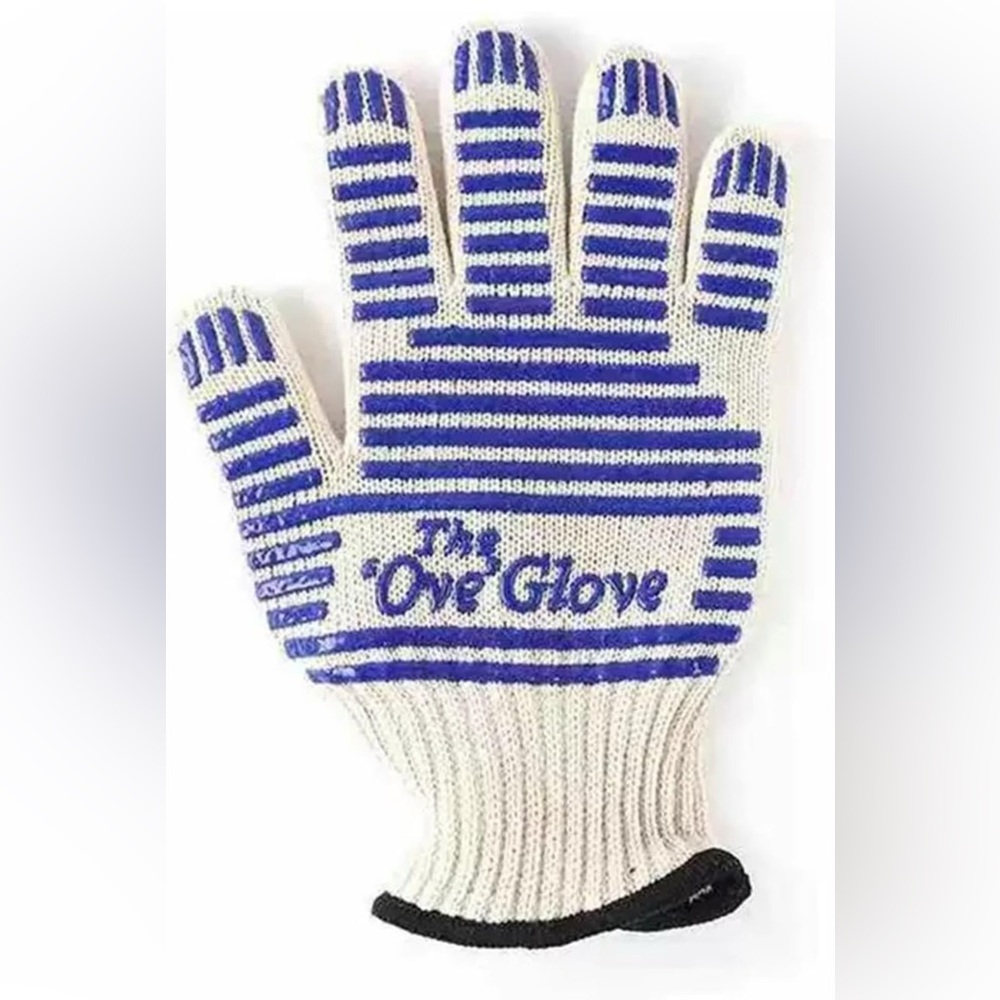 The Ove Glove Blue and White Striped Glove